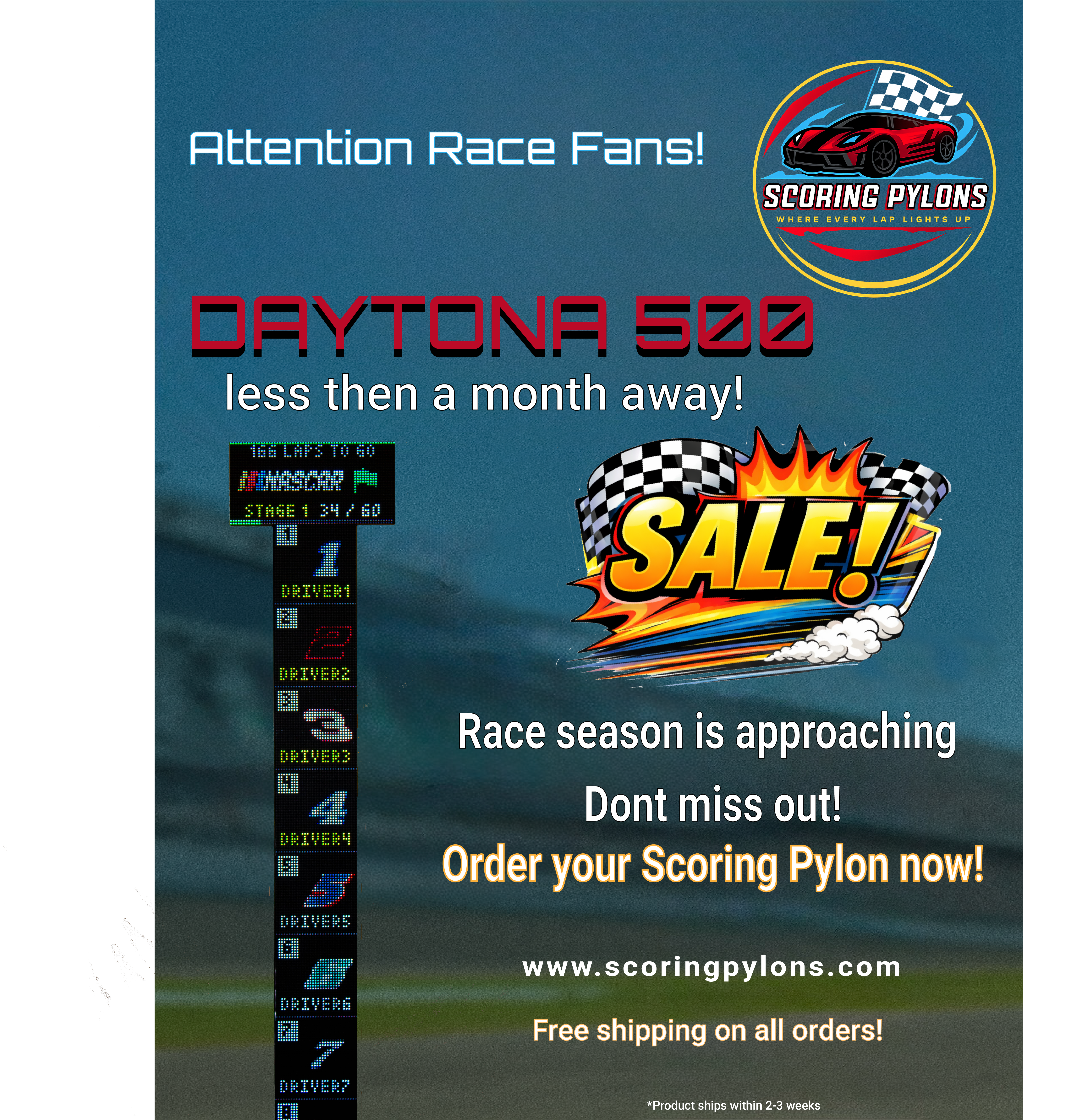 Scoring Pylon LED Tower